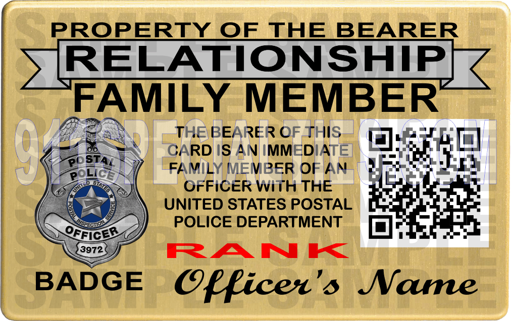 Police Gold Card | Cards